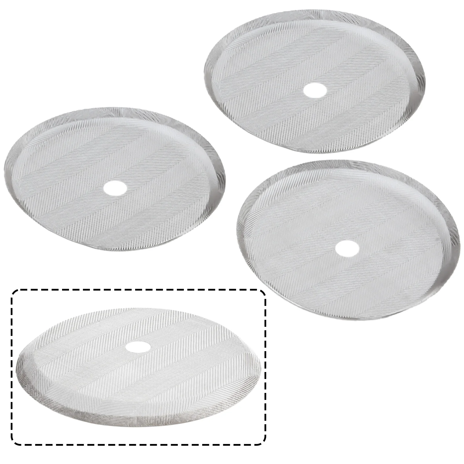 3pcs 7.2/8.7/10cm Press Filters Mesh Filter For Espresso Machine Coffee Pot Filter Mesh Coffee Machine Accessories