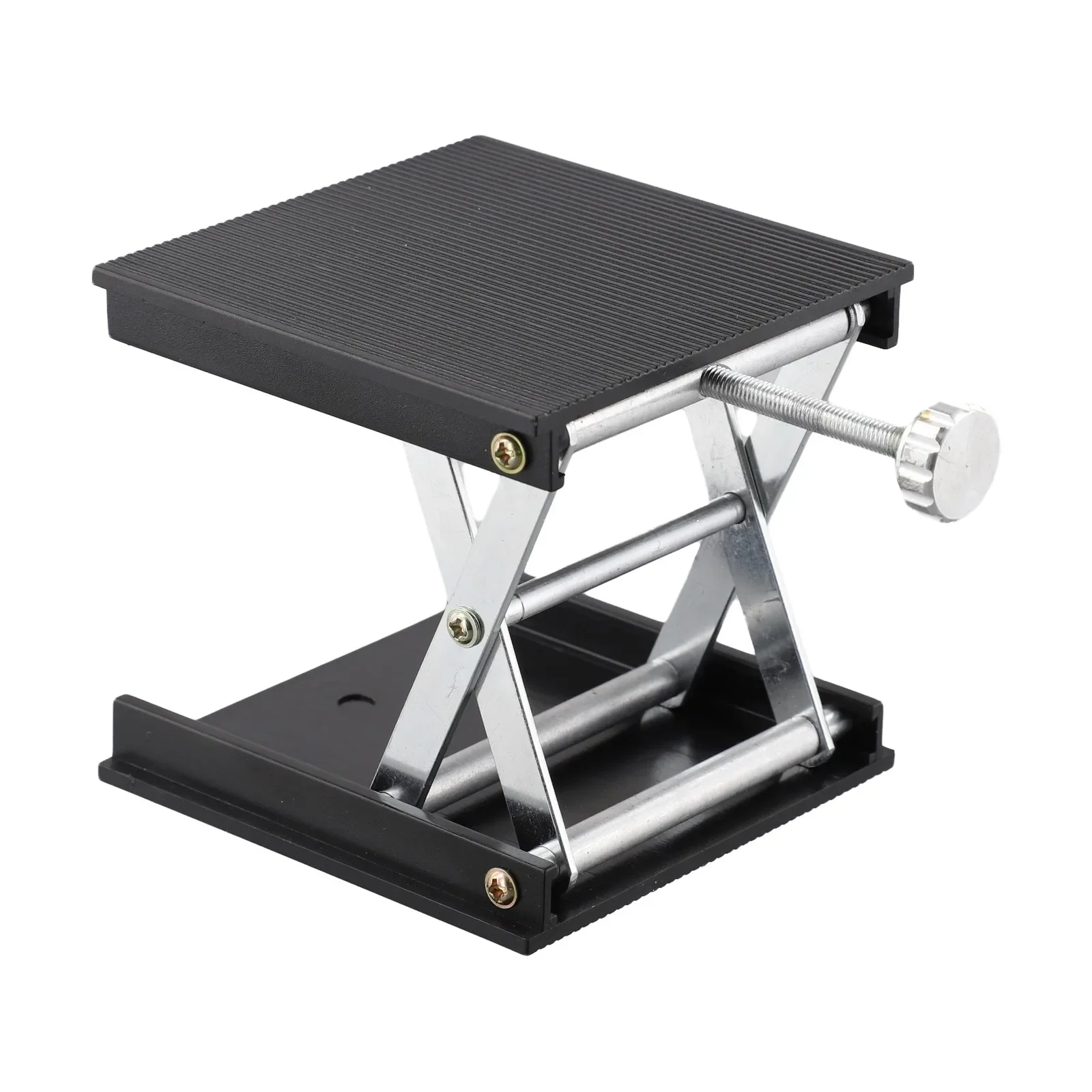 

1pcs Plastic Lift Table Woodworking Carving Lift Table Level Lift Table Bracket Tool Black Plastic