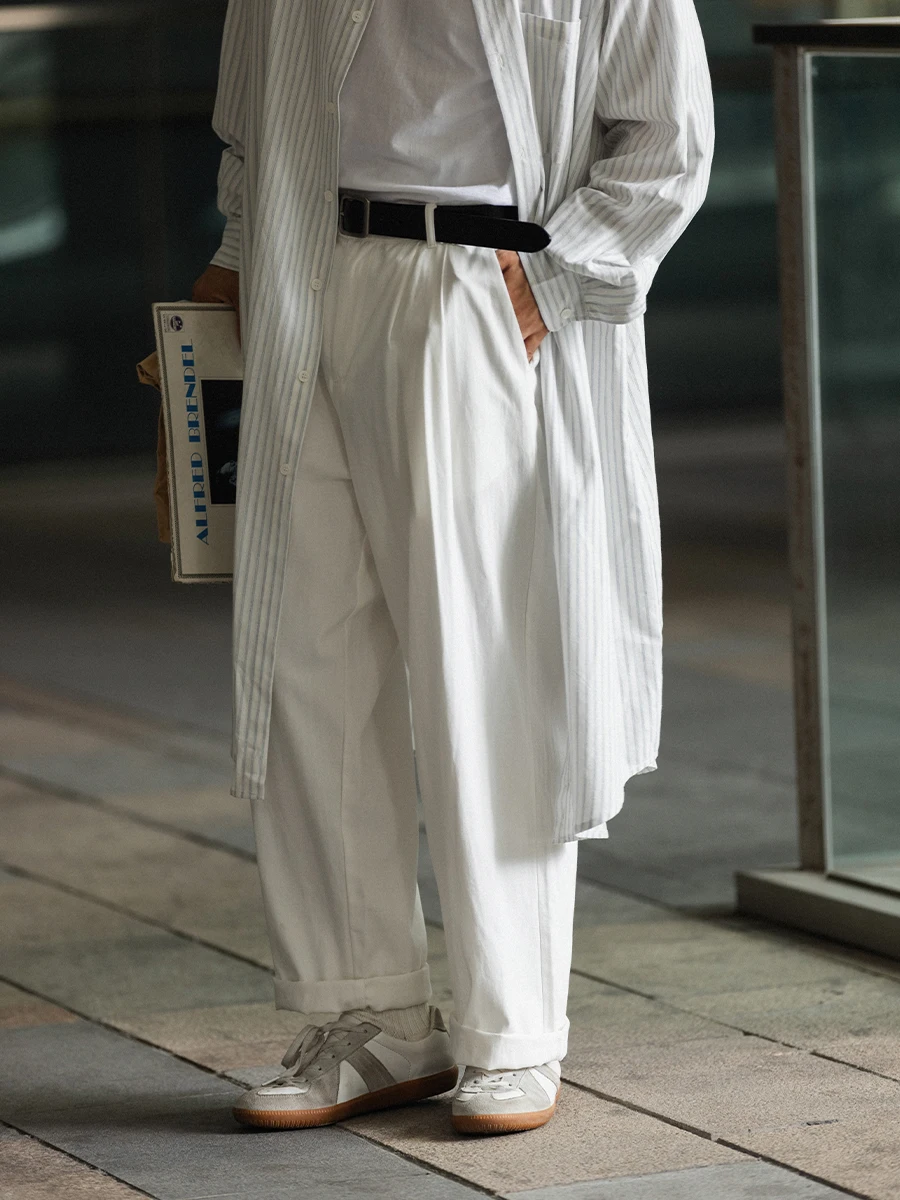 

Мужские брюки Noears в японском ретро-стиле, свободные, широкие, прямые, повседневные, в стиле рабочей одежды, универсальные, для уличной моды