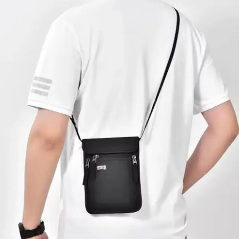 حقيبة سفر، محفظة للرقبة، حامل جواز سفر عائلي، حافظة منظمة مع محفظة جواز سفر RFID، محفظة سفر، ملحقات السفر #2