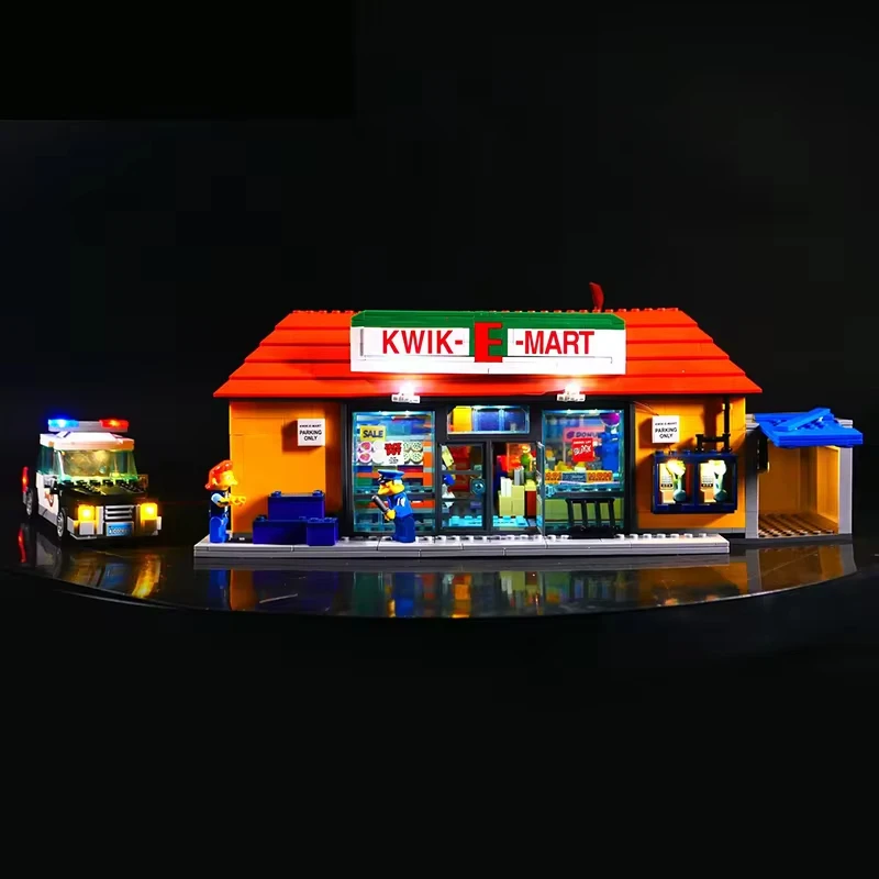 DIY LED Light Kit For LEGO 71016 Kwik-E-Mart Building Blocks Set   ( Only LED Light,Without Blocks Model)