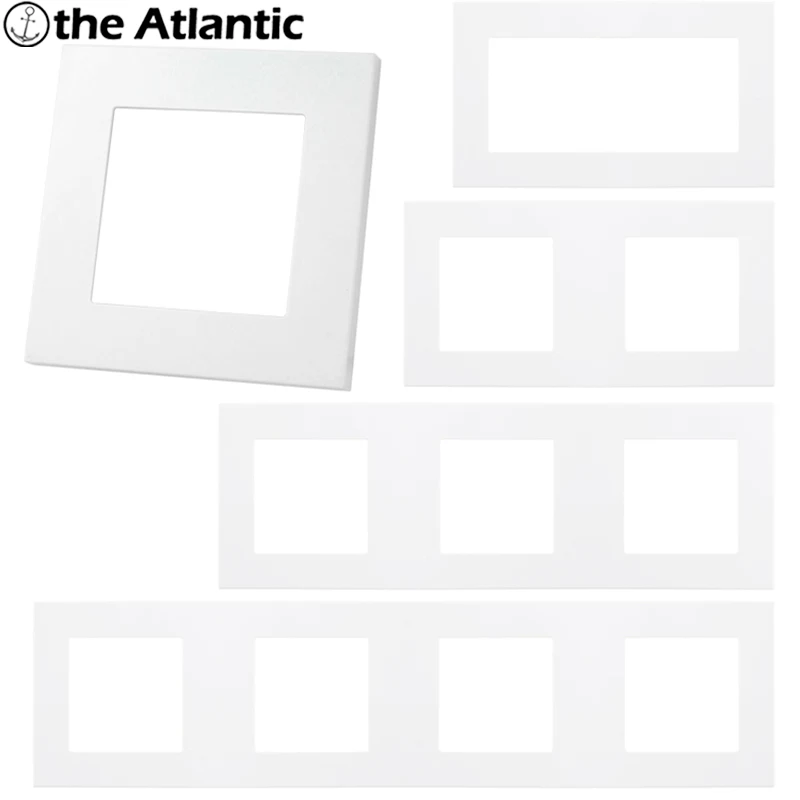 

Серия S-белая пластиковая рамка под заказ розетка для самостоятельной сборки без комбинации Одиночная двойная Тройная четырехкратная панель