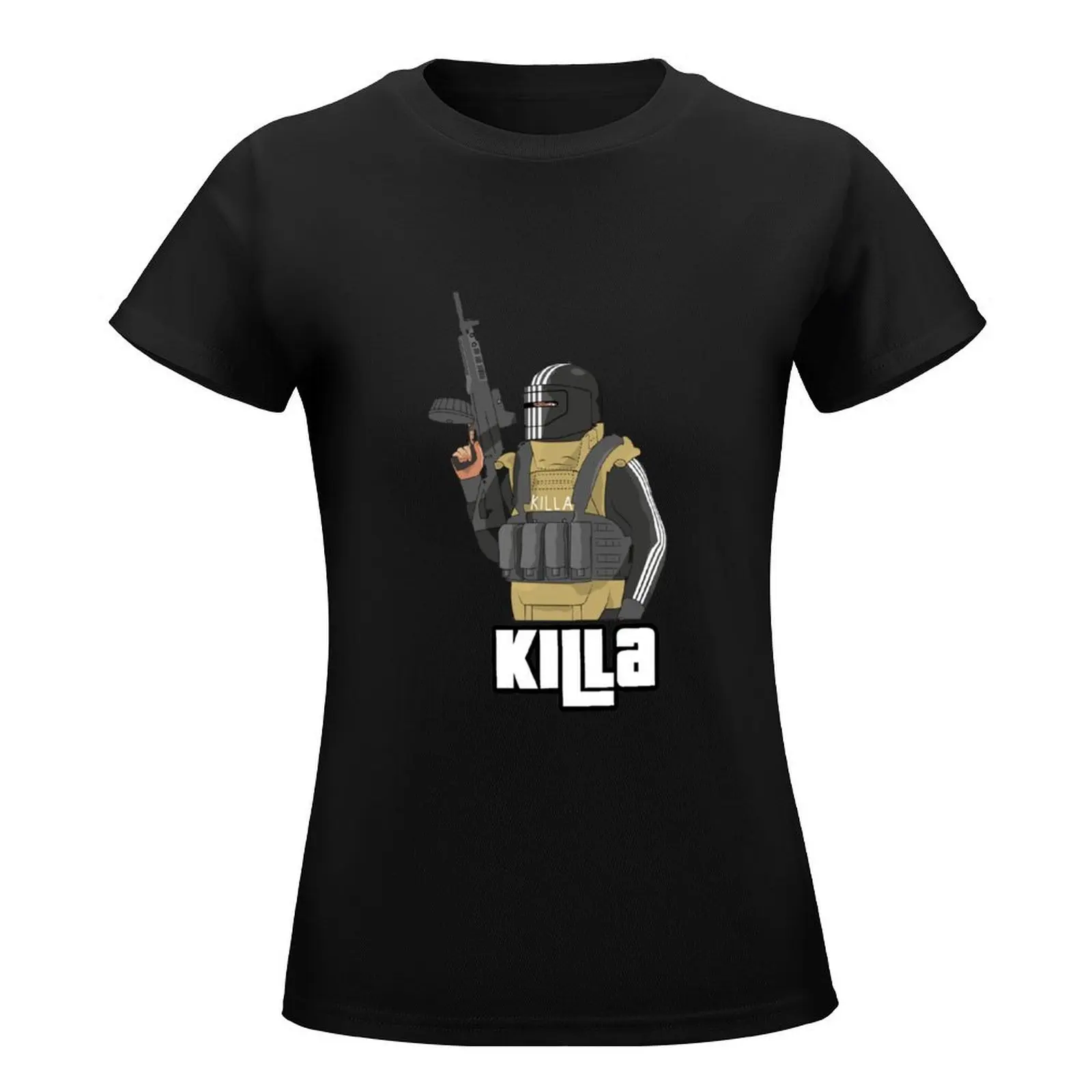 KIlla - Escape From Tarkov - GTA Style T-Shirt animal print shirt for girls female tops Women