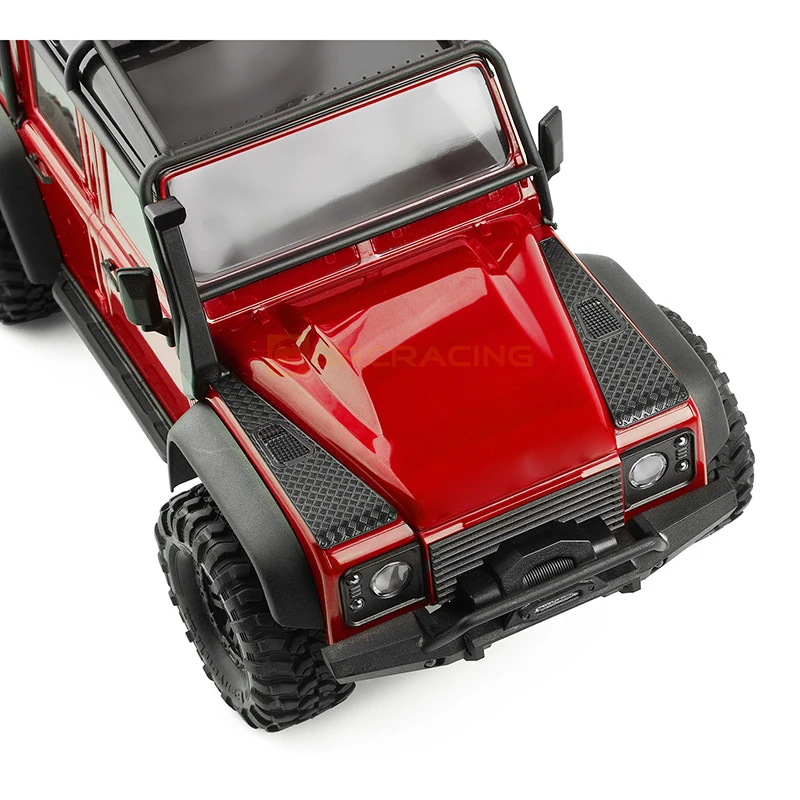 TRX4M Abdeckung Edelstahl Dekorieren Unterfahrschutz für 1/18 RC Crawler Traxxas TRX-4M Defender Upgrade Teile