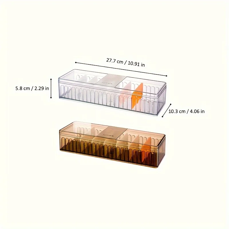

1 шт., пластиковый прозрачный настольный ящик для хранения с крышкой, может раздеваться свободно и удобно. Настольный ящик для хранения можно использовать i