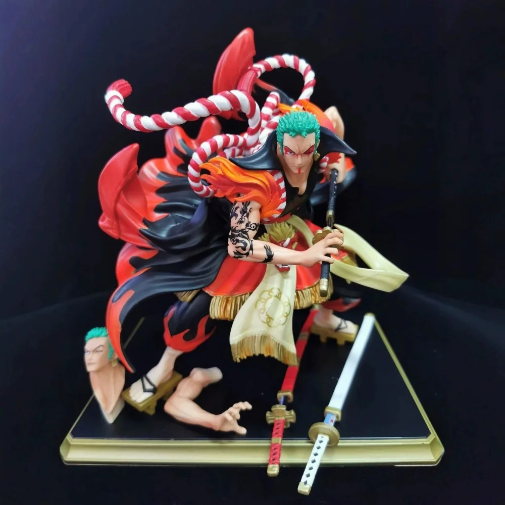 

Anime One Piece Roronoa Zoro Kabuki GK PVC Action Figure Collectible Model Doll Toy 23CM