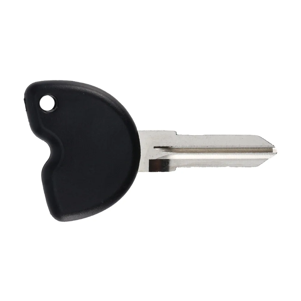 ​New Blank Motorcycle Uncut Key Black Length 37mm for Vespa Motorbike Replacement Spare Part Accessory