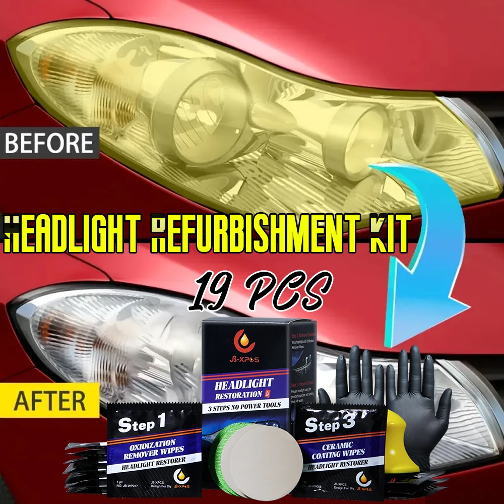 

Набор салфеток для чистки фар автомобиля. Лак для полировки автомобилей для пожелтения, ремонта царапин и окисления, чистящие салфетки для фар.