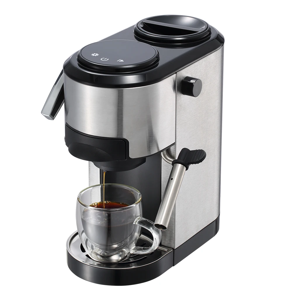 

2025 New Portable Small Office Home Semi Automatic Universal e Italian Espresso Maker Coffee Machine With Milk
