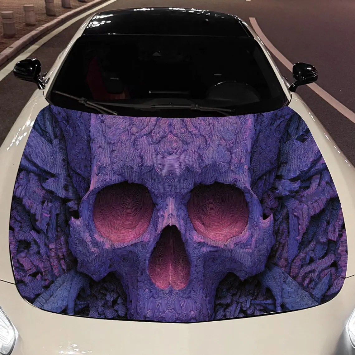 Purple Cracked Skul…