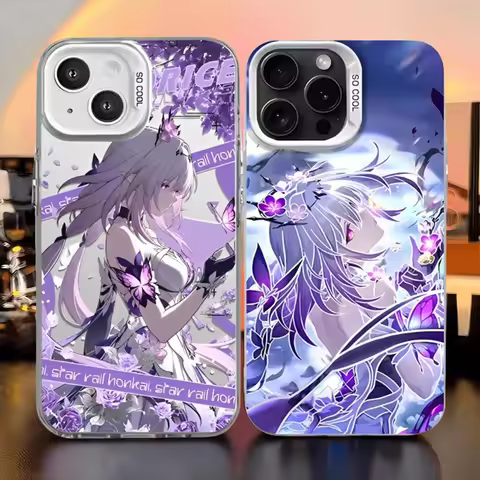 Honkai Star Rail Castorice Case For Samsung Galaxy S25 S24 S23 S22 S21 S20 Plus Ultra S24 FE Note 20 S25 Edge 5G Cute girl cover