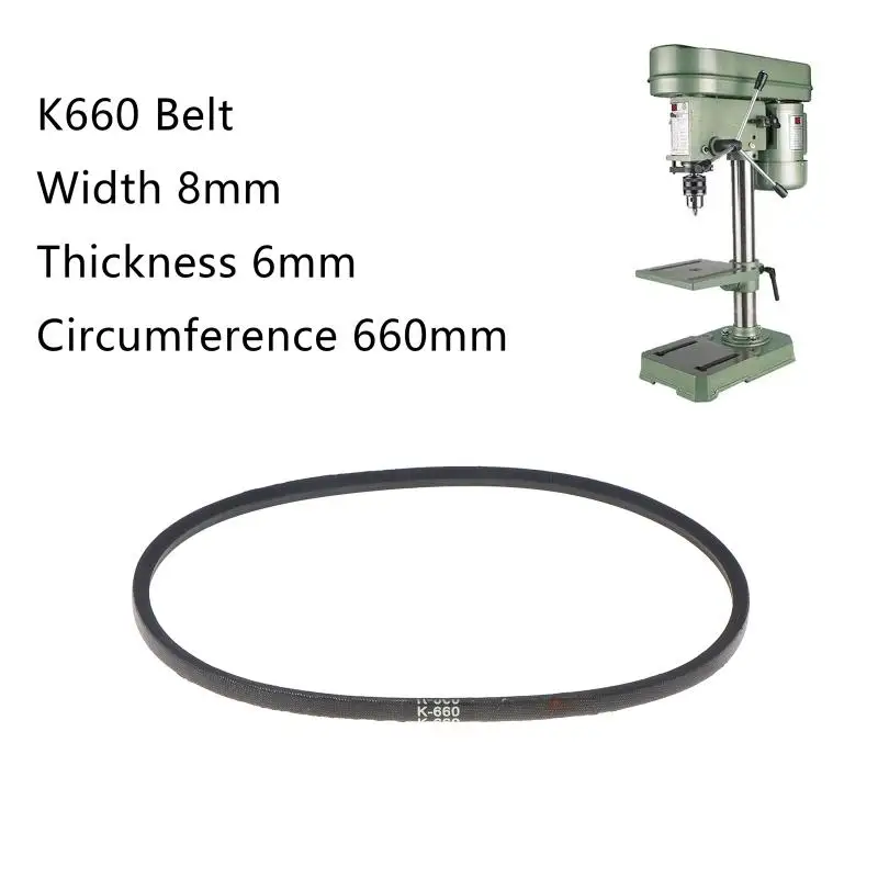 ⑥ Triangle Driving V Belt For Drill Machine Industrial Agricultural Equipment Driving Belt Motor Pulley Belt Tools