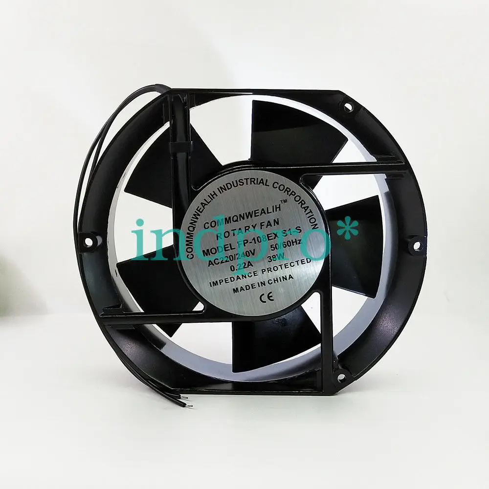 

FOR FP-108EX-S1-S 220V 38W 0.22A Axial Fan 170*150*51mm