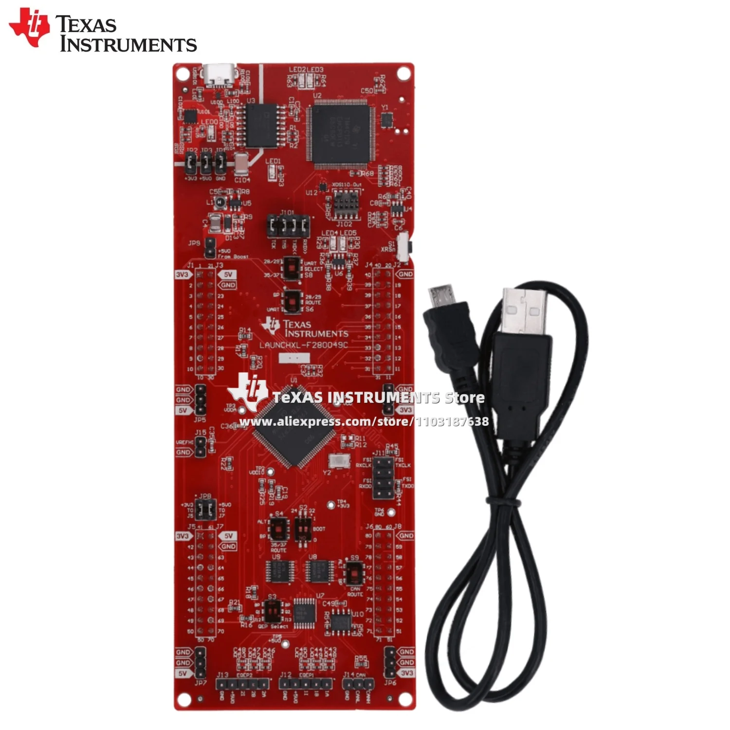 【TI الرسمية】 LAUNCHXL-F280049C InstaSPIN-FOC C2000 MCU LaunchPad Board المخزون الأصلي #2