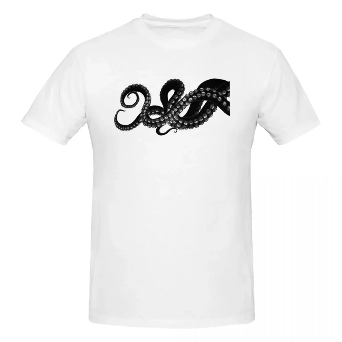 Get Kraken 100% Cotton T-shirt Male Classic T Shirts Men crew Neck Short Sleeve S-6XL