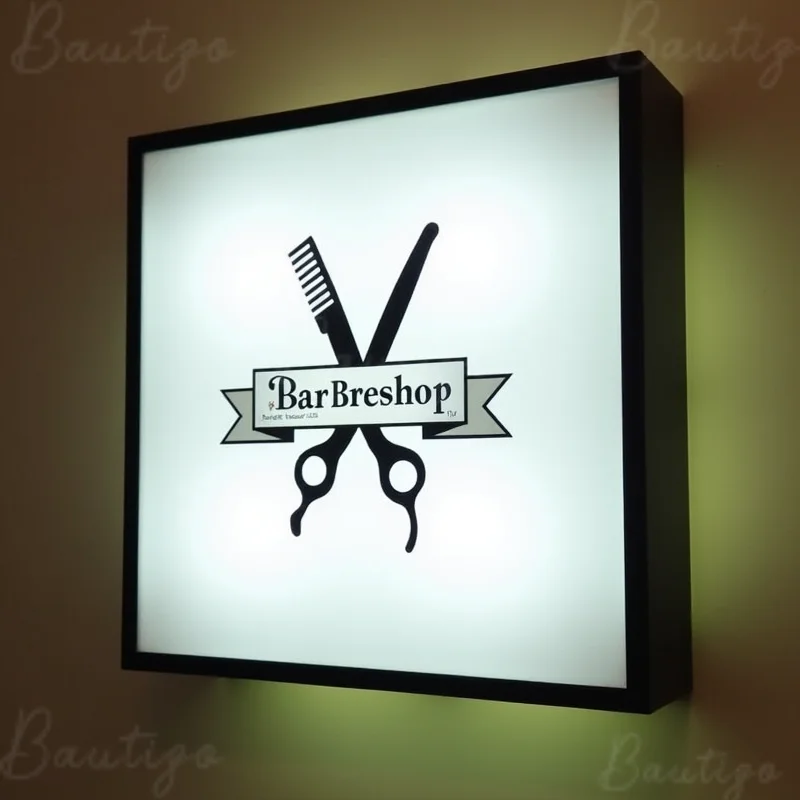 

Custom Outdoor Business LED Light Box Sign Waterproof Acrylic Double Sided Storefront Signage with Wall Mount