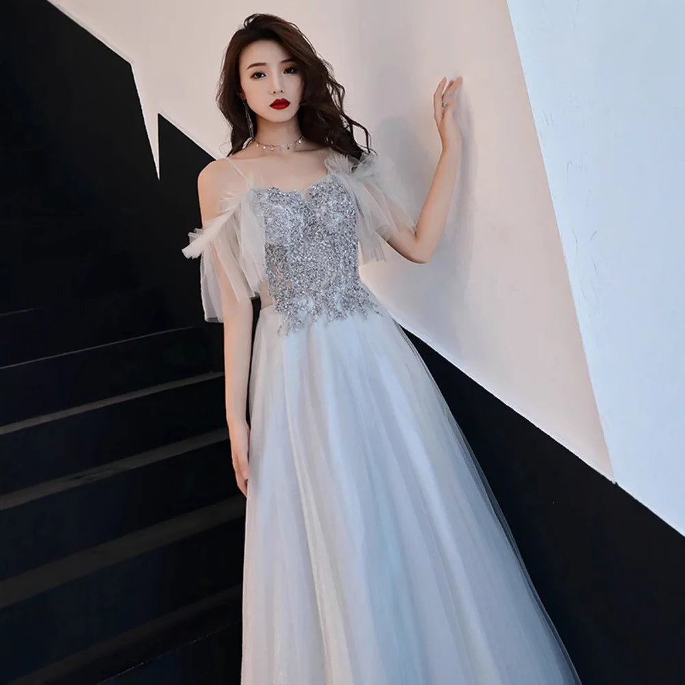 

Ele Long Summer Evening Dr for Women Faionable High Waist Princ Sle Ball Gown Sexy Host Maid of Dr