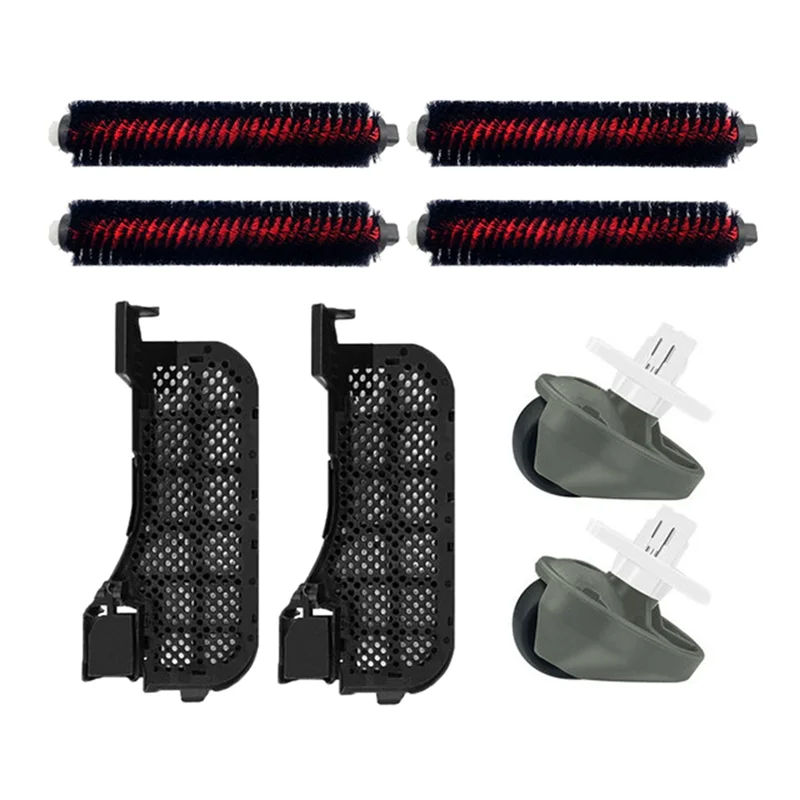 

A96K-для Roborock S8 Pro Ultra аксессуары, фильтр для чистящего бака, высокоскоростная чистящая вращающаяся щетка, колесико переднего колеса