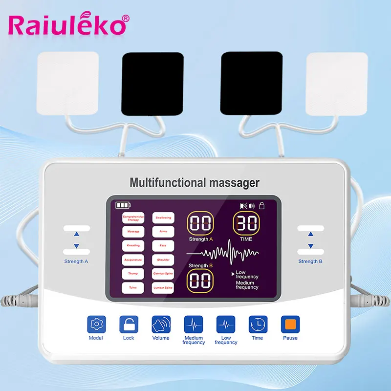 

12Mode Tens EMS Massager 30-level Deep Pulse Body Massage Digital Therapy Machine Electric Muscle Stimulation Physiotherapy