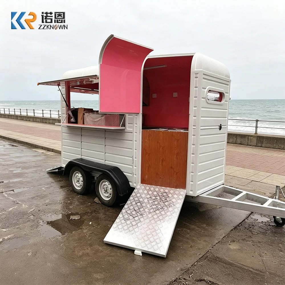 

Custom Food Trailer Mobile Burger Churros Hot Dog Bbq Cart Concession Ice Cream Cart Fast Food Truck With Full Kitchen