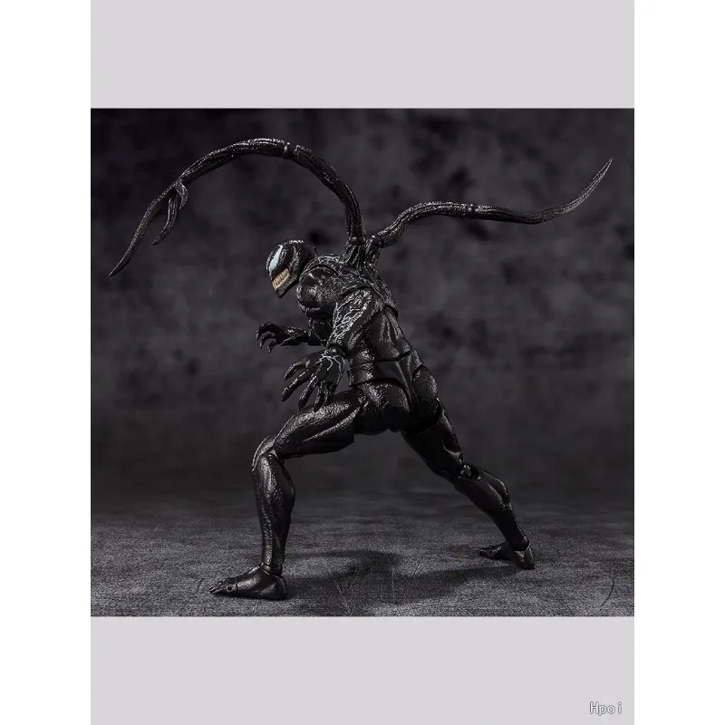 Authentieke steil haar Bandai originele SHF mobiele pop Venom: The Last Dance Anime Action Figure Model Toy Model cadeaus voor jongens