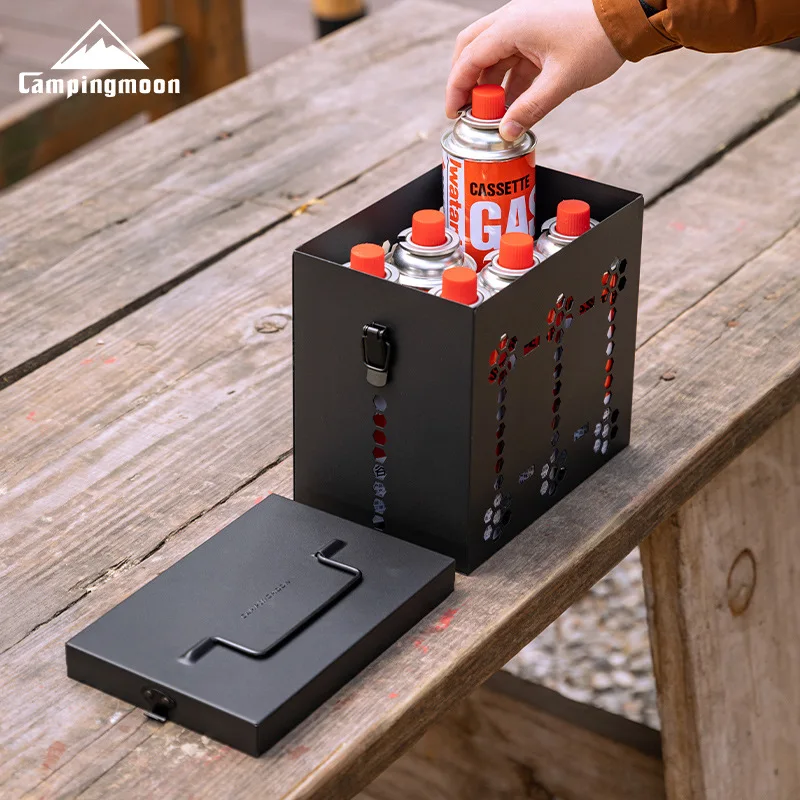 

CAMPINGMOON открытый BKC63 ящик для хранения топлива портативный ящик для хранения кемпингового снаряжения антивыжимающий ящик для хранения