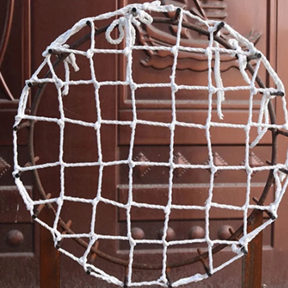 

4 Pcs Anti-fall Net Gutter Guard Nets Well Cover for Inspection Child Safety Netting Sewer Round Protection