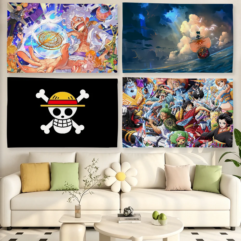 Classic Anime One P-Piece-LuffyS flag For Living Room Home Dorm Decor Wall Outdoor Camping Party Banner Gifts