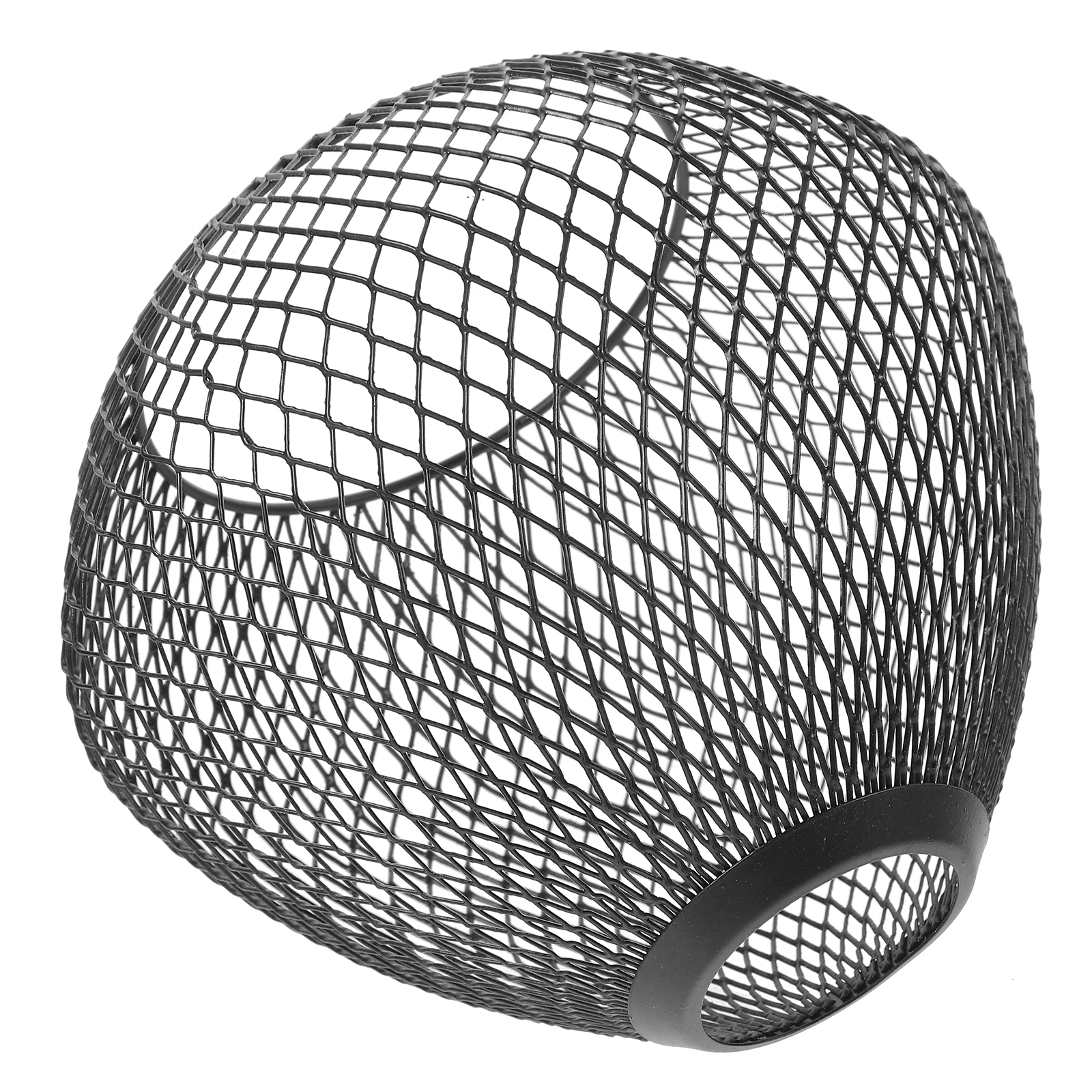 

Geometric Lampshade 160x135mm Pendant Mesh Cage Black Finish Durable Iron Decor Hanging Lampshades Replacement