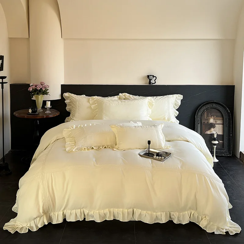 

Роскошный комплект пододеяльников с простыней, простыня, наволочка, комплект постельного белья для королевы/королевской кровати edredones de cama