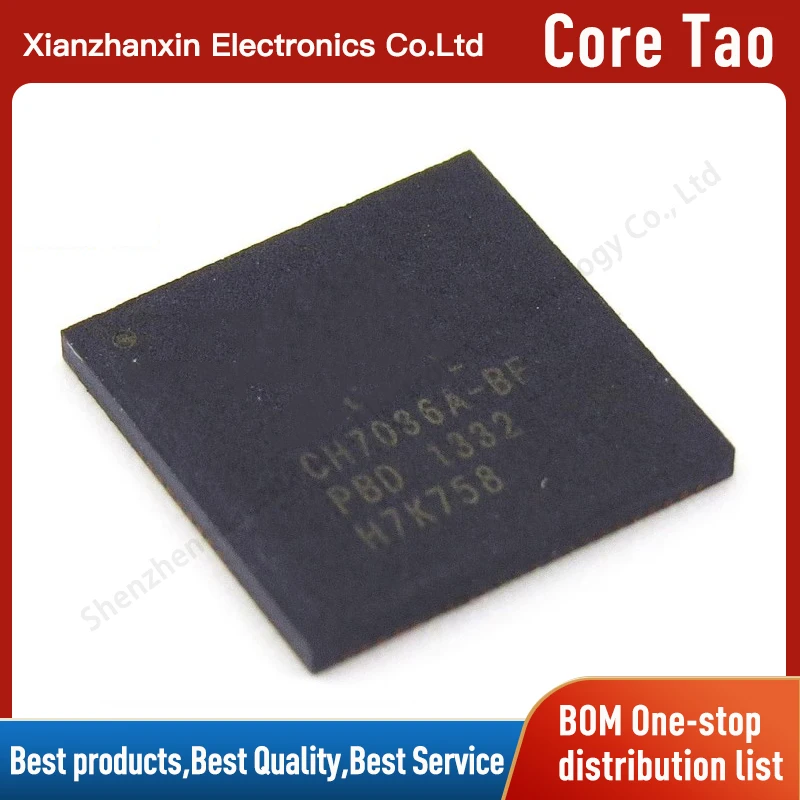 1PCS/LOT CH7036A-BF CH7036A QFN88 Video decoding chip in stock