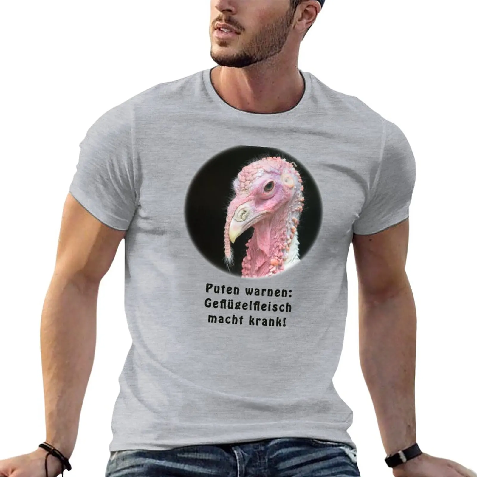 

Besorgte Pute T-Shirt Blouse Short t-shirt t shirts for men cotton