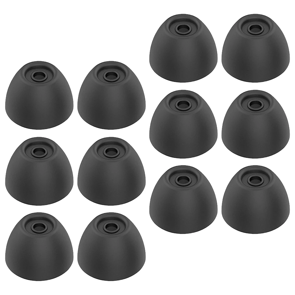 

12 Pcs Earplugs Silicone Replacement Tips Earphone Cover Earbuds Protector Caps Long Term Comfort Dust Proof Noise Reduction