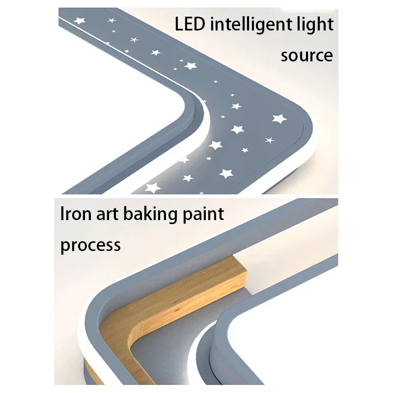 SANDYHA 2023 الشمال LED ضوء السقف ديكور المنزل الحديث غرفة نوم غرفة المعيشة تركيبة إضاءة تصميم جمالي أنيق الطاقة