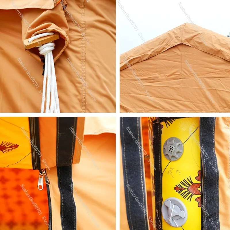 

Надувная палатка для кемпинга на открытом воздухе, пыле- и водонепроницаемая, для пустыни, с тентом, для нескольких человек, Саудовская Аравия