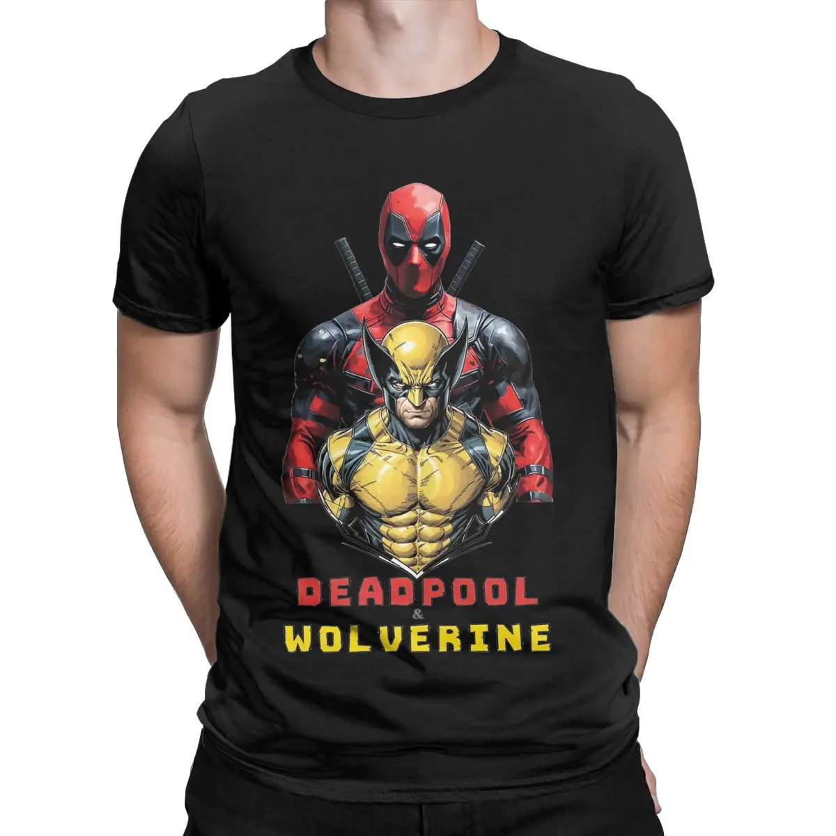 Summer Superheroes Deadpool & Wolverine D&W for Men Women T Shirts 2024 Movie Tee Shirt T-Shirt 100% Cotton New Arrival Clothes