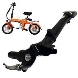 1pc Folding Bike Handlebar Stem 22.2 25.4 Black Sand Box 26 Folding Car Stand Pipe Cycling Accessories Handlebar