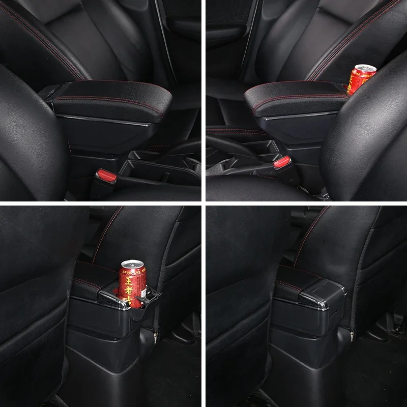 صندوق مسند ذراع السيارة لملحقات أوبل كورسا الداخلية وحامل الأكواب ومسند الذراع المركزي يرجى التأكد من السيارة نفس الصورة #5