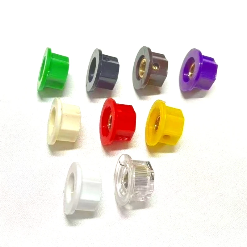 5pcs Guitar Effect Pedal AMPS Jazz Bass Skirted Plastic Control Knob image 5