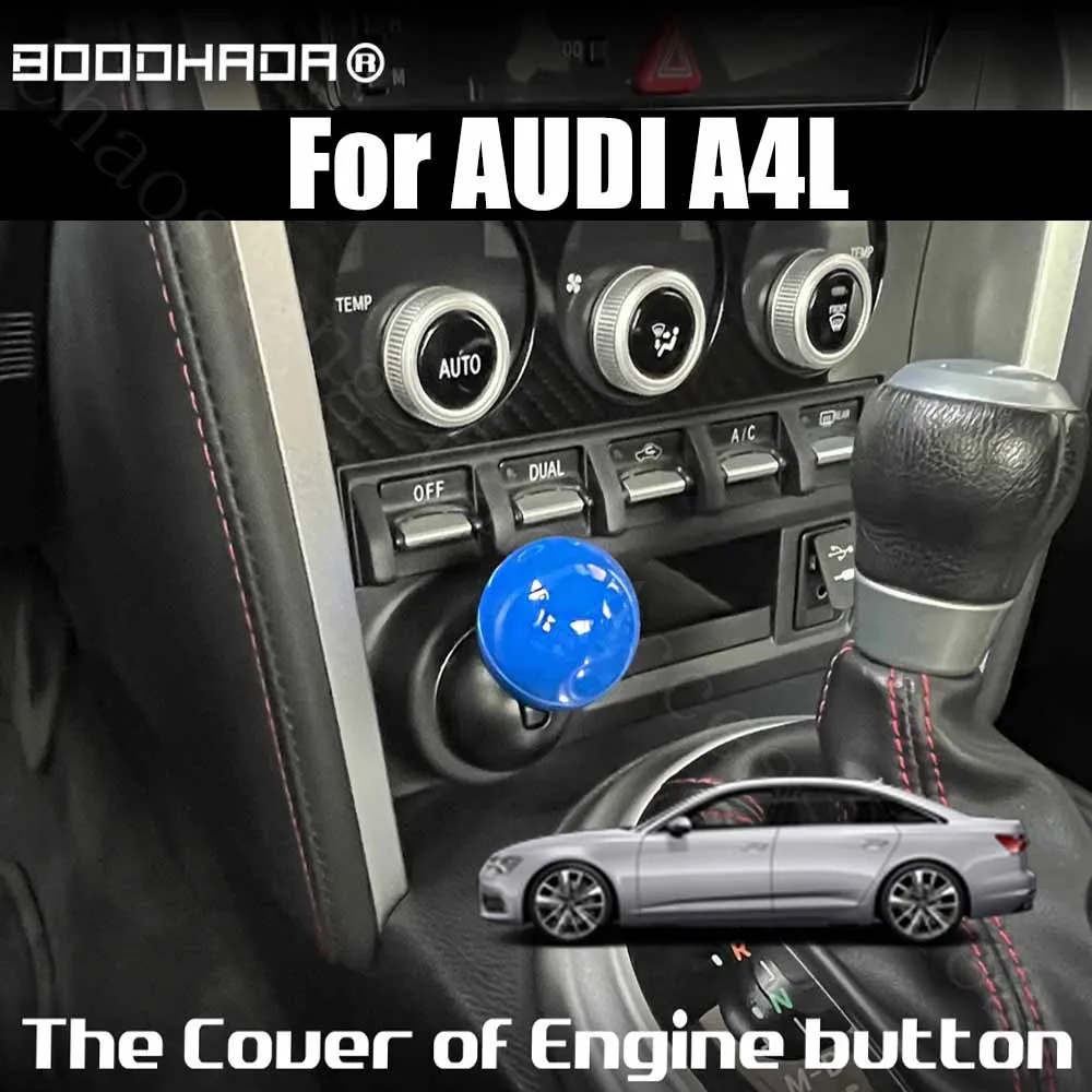 

For AUDI A4L Car Engine START Button Replace Cover STOP Switch ball style Car Accessories