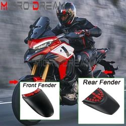 For Ducati Multistrada V4 Pikes Peak 21 22 23 Motorcycle Front Rear Fender Mudguard Extender Extension Wing Extension Panel