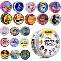 Board Game Double Juego Cards Spot It HP Dobble Card Game Party Board Holidays Sports Cartoon Animals Alphabet Kids Educational