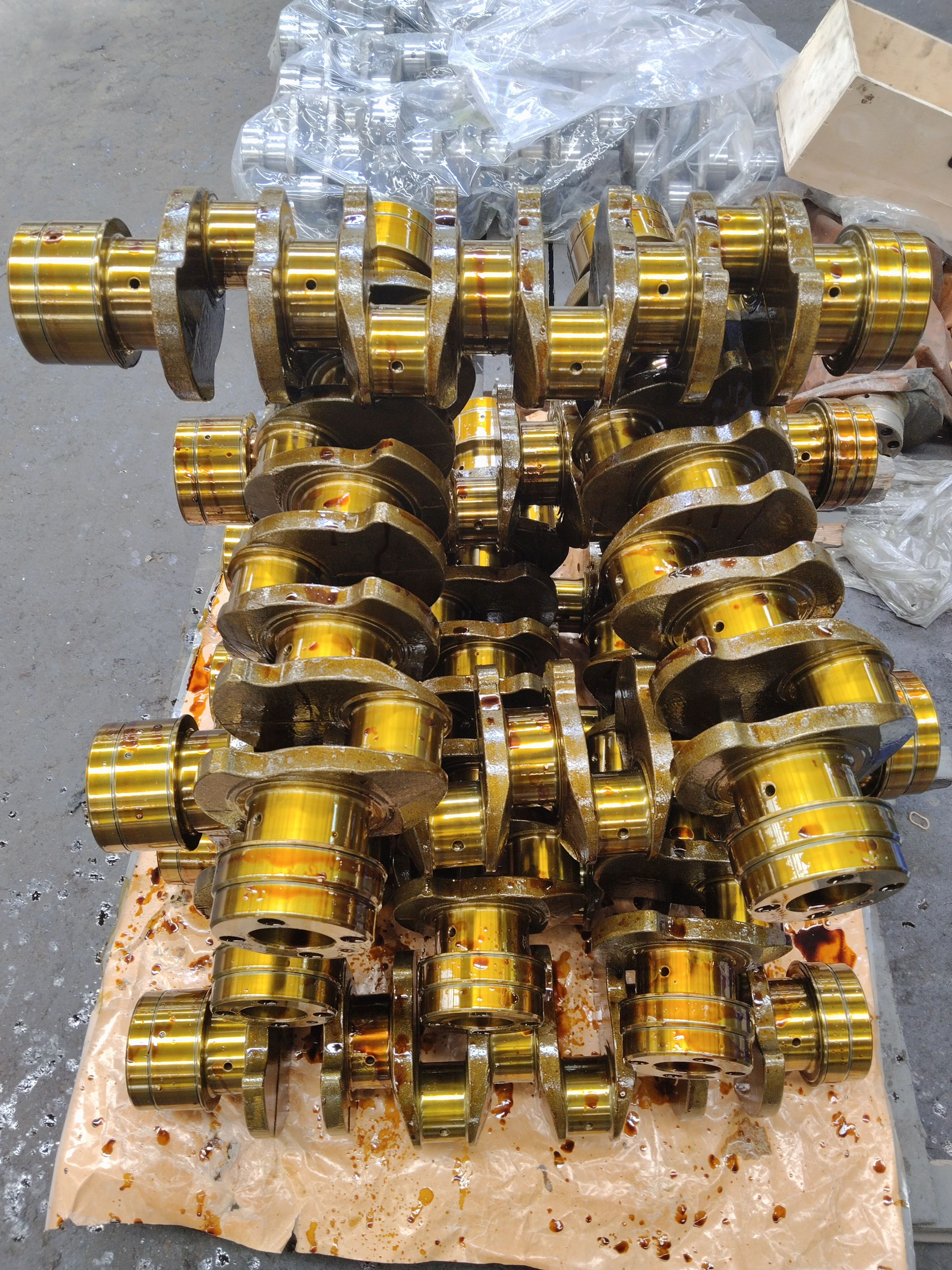 

High Quality For Isuzu NPR 4HF1 4HG1 4BG1 4HE1 Forged Steel Crankshaft 8-97112981-2 For EX120-5 EX130
