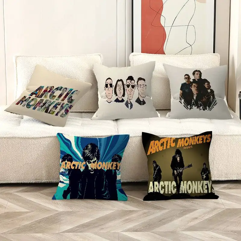 Band ARCTIC MONKEYS Personalized Pillow Cover Kids Bedroom Wild Party Decor Pillowcase kid Birthday shower Gift