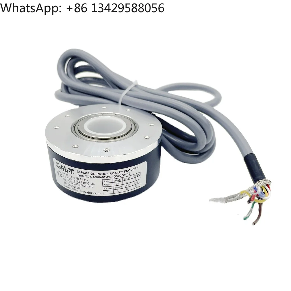 

CALT Explosion-proof Incremental Encoder EX-CAS60-82-25.4G500BMK5 Hollow Shaft Encoder
