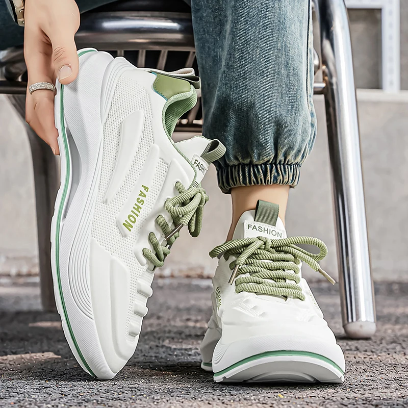 

Summer Mens Athletic Sneakers Hollow Breathable Mesh Soft Sole Casual Trainers Daily Outdoor Walking Footwear