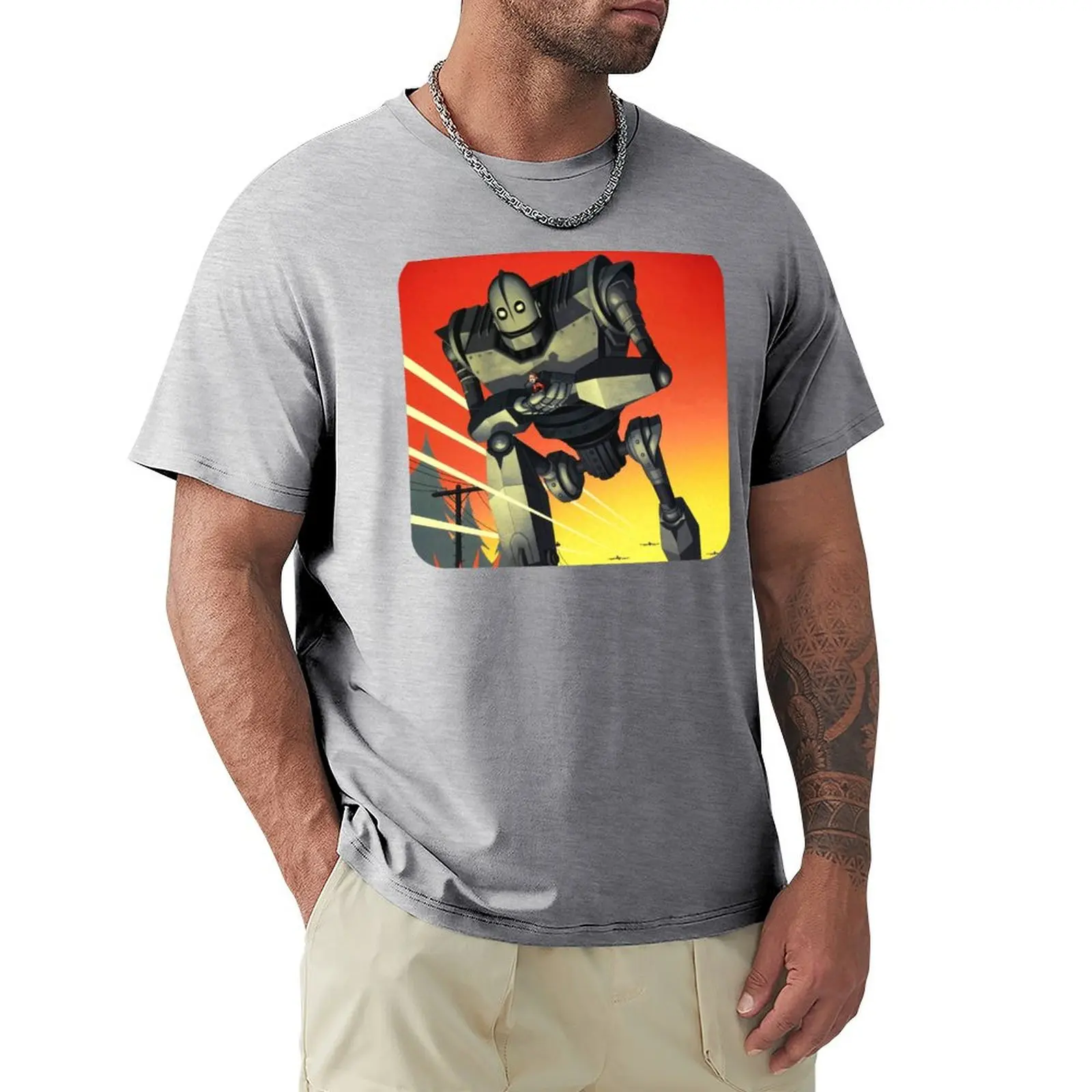 Iron Giant T-Shirt Short sleeve tee plus size tops new edition men graphic t shirts