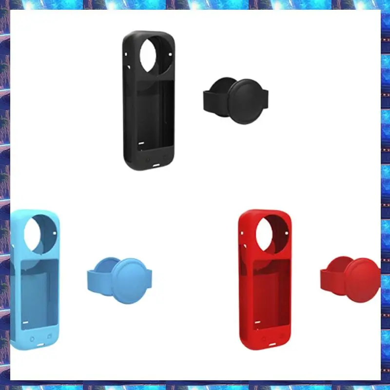

2025 Anti-Scratch Silicone Case For Insta360 X4 Lens Cover Cap Dustproof Body Protective Sleeve For Insta 360 X4 Camera,Anti-Scr