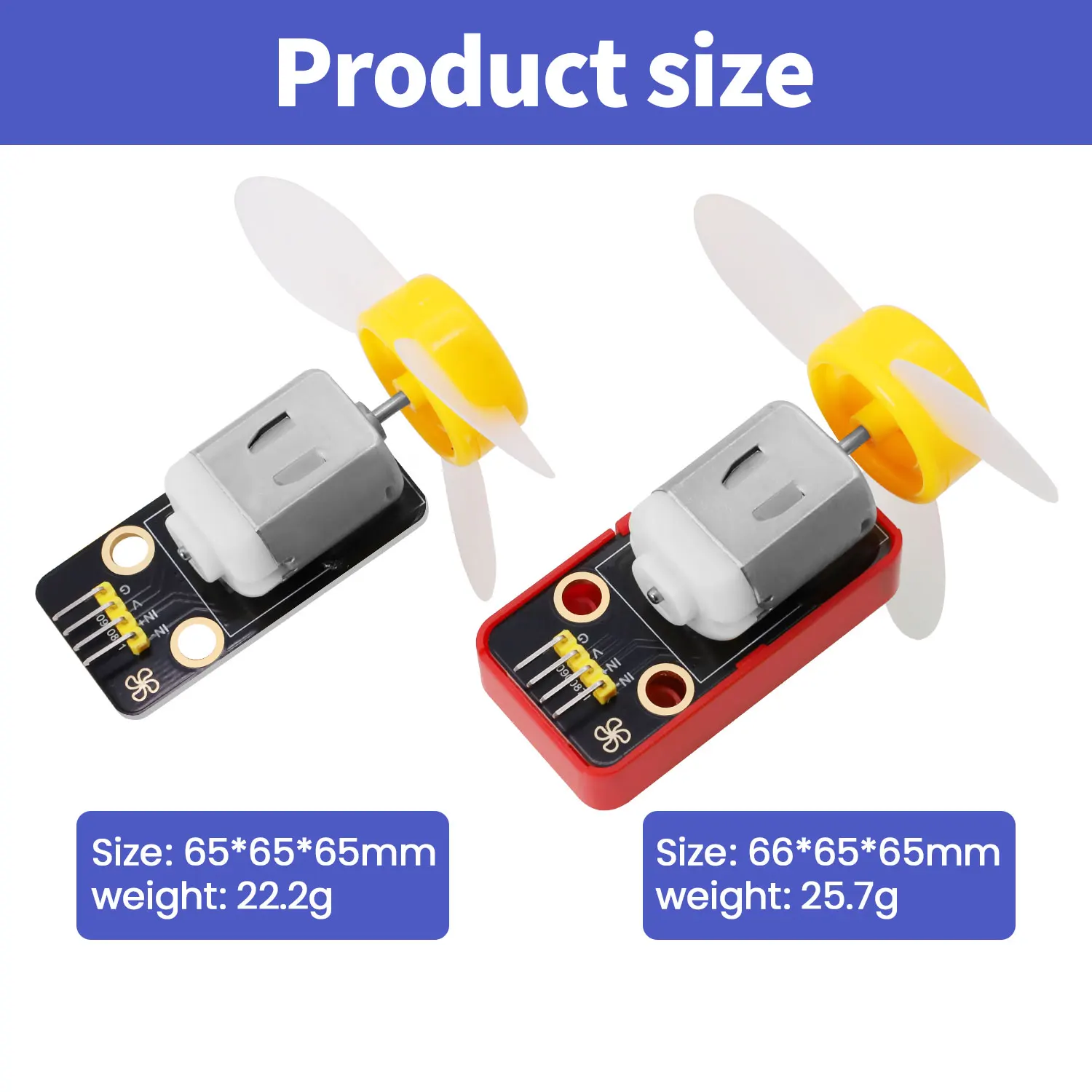 Picture 7: DC 3-6V 130 Motor Fan Module for Arduino DIY Projects Compatible with Lego Blocks DIY Electronic Components