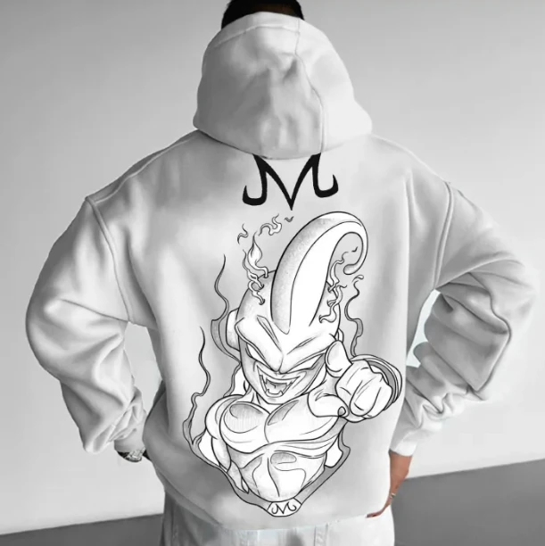 

2025 Trend Men's and Women's Same Sweater Anime Dragon Ball Wukong Sports Sweater Hoodie Pullover Sweater
